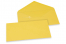 Farbige Kuverts für Glückwunschkarten - Sonnenblumengelb, 110 x 220 mm | PIT Packaging.at | Briefumschlaegebestellen