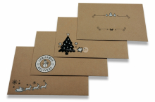Recycelte Weihnachts-Kuverts | PIT Packaging.at | Briefumschlaegebestellen
