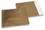  Goldene Folienkuverts matt metallic farbig - 165 x 165 mm | PIT Packaging.at | Briefumschlaegebestellen