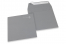 Farbige Kuverts Papier- Grau, 160 x 160 mm | PIT Packaging.at | Briefumschlaegebestellen