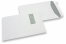 Fensterkuverts, Weiss, 229 x 324 mm (C4), Fenster links 40 x 110 mm, Fensterposition 20 mm von links und 60 mm von oben, 120 Gramm, haftkleberverschluß  | PIT Packaging.at | Briefumschlaegebestellen