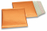 Luftpolstertaschen metallic umweltfreundlich - Orange 165 x 165 mm | PIT Packaging.at | Briefumschlaegebestellen