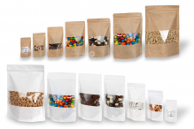 Standbodenbeutel Kraft mit Fenster | PIT Packaging.at | Briefumschlaegebestellen