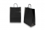 Tragetaschen aus Papier mit gedrehten Papierkordeln - schwarz, 260 x 120 x 350 mm, 90 Gramm | PIT Packaging.at | Briefumschlaegebestellen