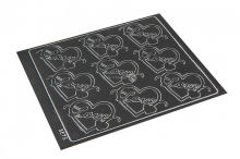 Love Peel-Off Sticker - Dunkelgrau | PIT Packaging.at | Briefumschlaegebestellen