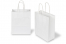 Tragetaschen aus Papier mit gedrehten Papierkordeln - weiß, 180 x 80 x 220 mm, 90 Gramm | PIT Packaging.at | Briefumschlaegebestellen