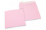 Farbige Kuverts Papier - Hellrosa, 160 x 160 mm | PIT Packaging.at | Briefumschlaegebestellen