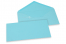 Farbige Kuverts für Glückwunschkarten - Himmelblau, 110 x 220 mm | PIT Packaging.at | Briefumschlaegebestellen