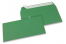 Farbige Kuverts Papier - Dunkelgrün, 110 x 220 mm | PIT Packaging.at | Briefumschlaegebestellen