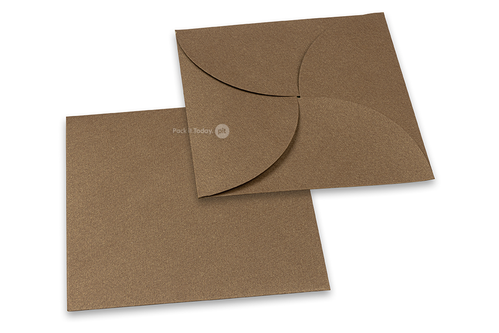 Pouchetten Geschenkkuverts - Messing