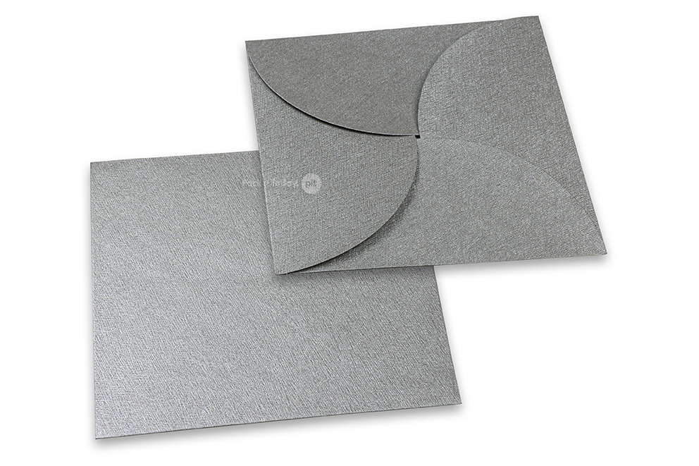Pouchetten Geschenkkuverts - Silber