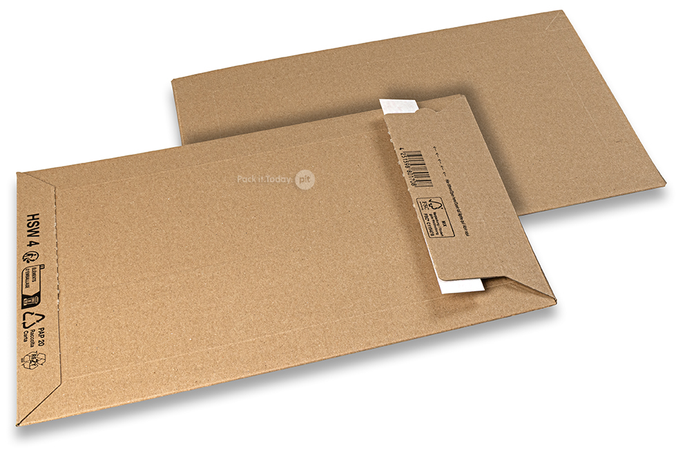Versandtaschen aus Wellpappe - 240 x 340 mm