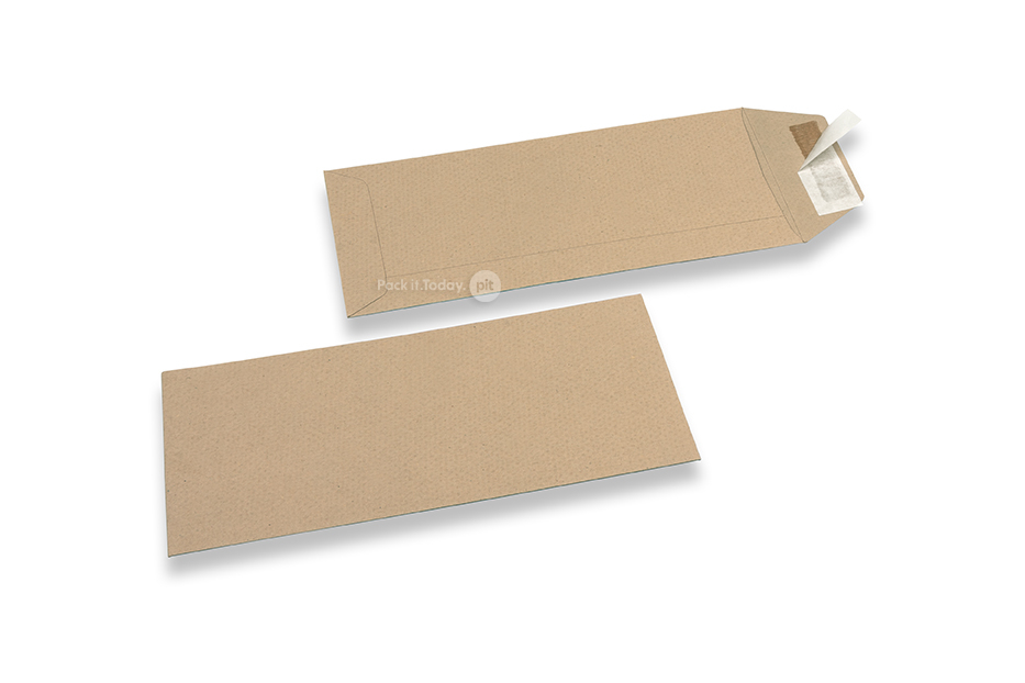 Recycelte Kuverts geschäftlich, 110 x 220 mm, EA 5/ 6, Haftklebeverschluss, 115 grs