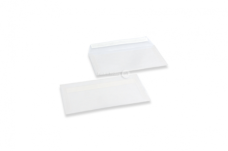 Weisse Transparente Kuverts - 110 x 220 mm