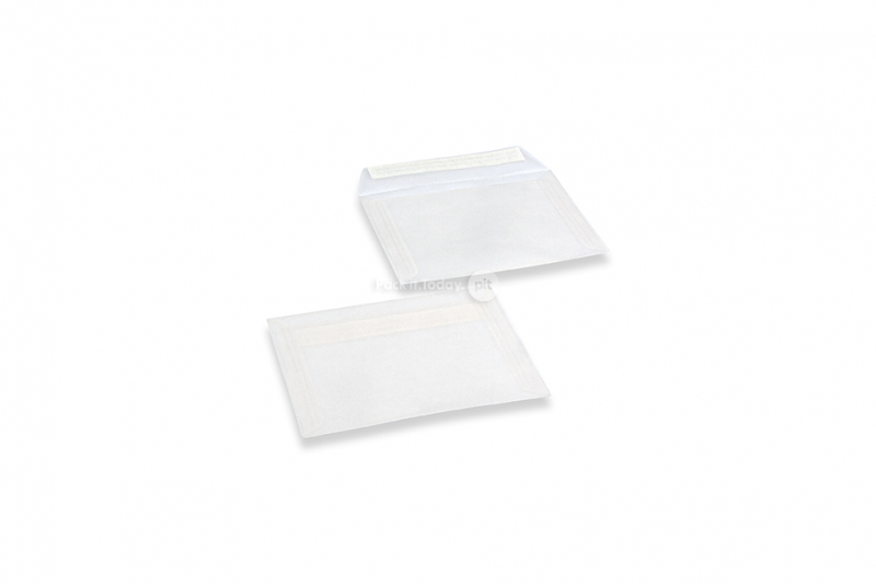 Weisse Transparente Kuverts - 114 x 162 mm