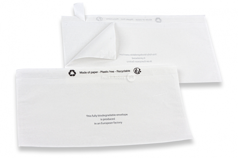 Dokumententaschen aus Papier - 120 x 228 mm unbedruckt