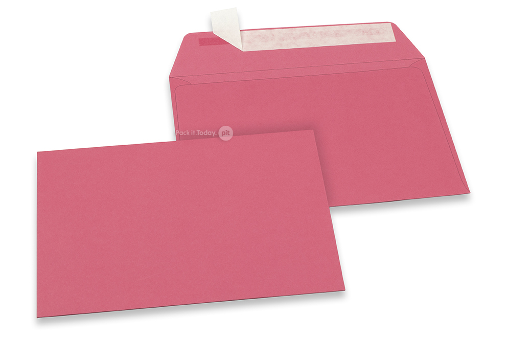 Farbige Kuverts Papier - Rosa, 114 x 162 mm