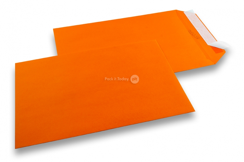 Farbige Kuverts Papier - Orange, 229 x 324 mm