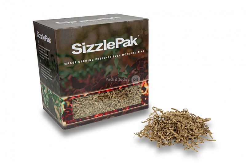 Füllmaterial SizzlePak - Braun Kraft (neutral) (1.25 kg), 100 Gramm papier