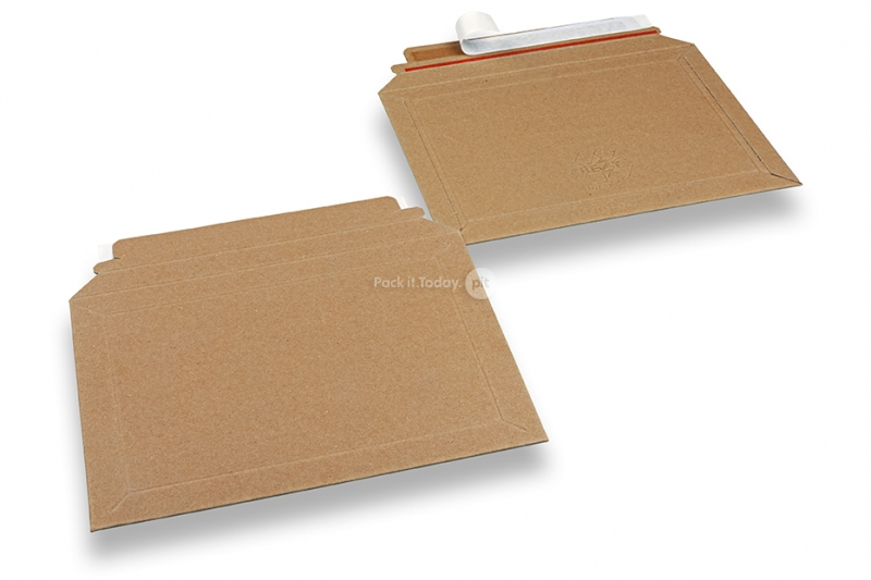Braune Karton- Versandtaschen - 180 x 234 mm