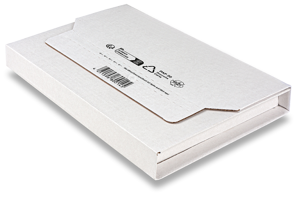 Buchverpackung - Geschlossen - Weiss