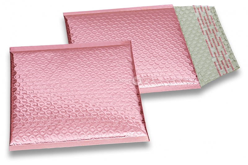 Luftpolstertaschen metallic umweltfreundlich - Rosegold 165 x 165 mm