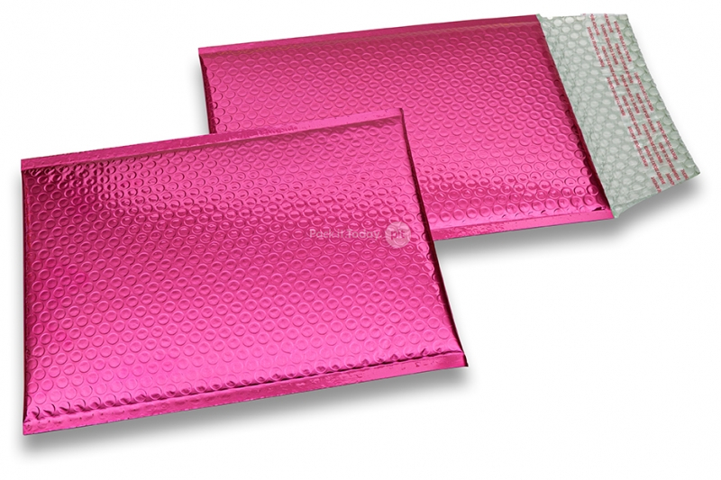 Luftpolstertaschen metallic umweltfreundlich - Rosa 180 x 250 mm
