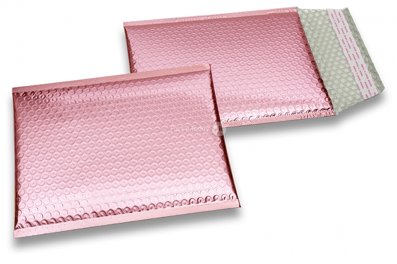 Luftpolstertaschen metallic umweltfreundlich - Rosegold 180 x 250 mm