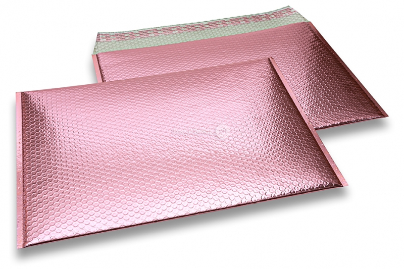 Luftpolstertaschen metallic umweltfreundlich - Rosegold 320 x 425 mm