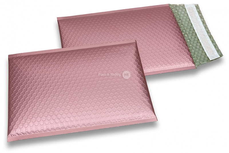 Luftpolstertaschen matt metallic umweltfreundlich - Rosegold 180 x 250 mm