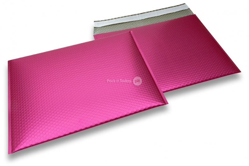 Luftpolstertaschen matt metallic umweltfreundlich - Rosa 320 x 425 mm