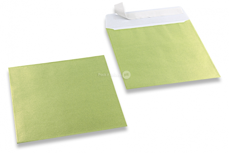 Limone Kuverts mit Perlmutteffekt - 170 x 170 mm