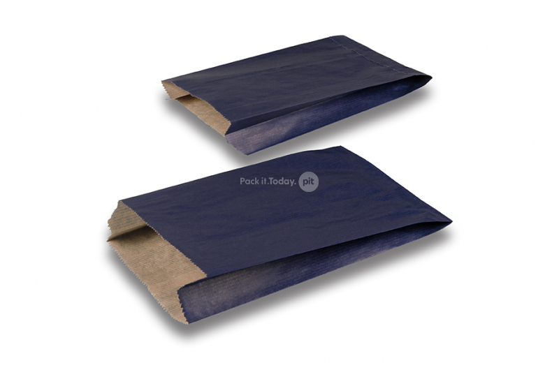Geschenktüten aus farbigem Papier - Dunkelblau, 150 x 210 x 40 mm