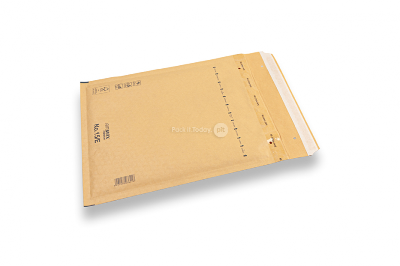 Braune Luftpolstertaschen (80 Gramm) - 220 x 265 mm (E15)