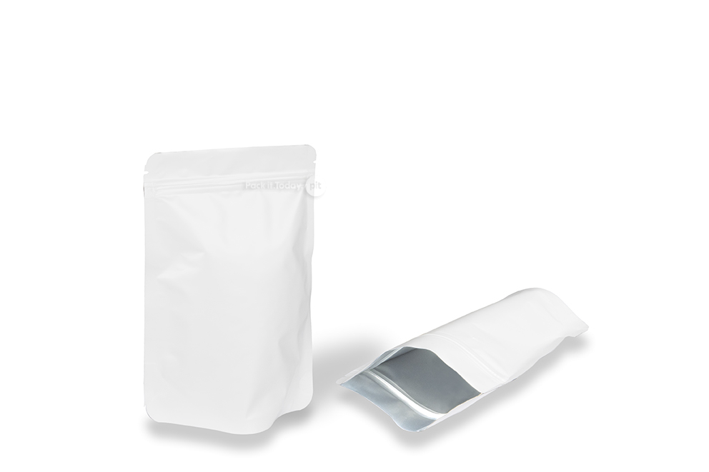 Standbodenbeutel Weiss-Kraft - 130 x 225 x 70 mm, 500 ml
