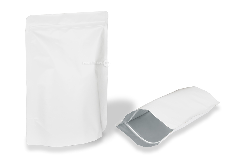 Standbodenbeutel Weiss-Kraft - 200 x 300 x 100 mm, 1800 ml