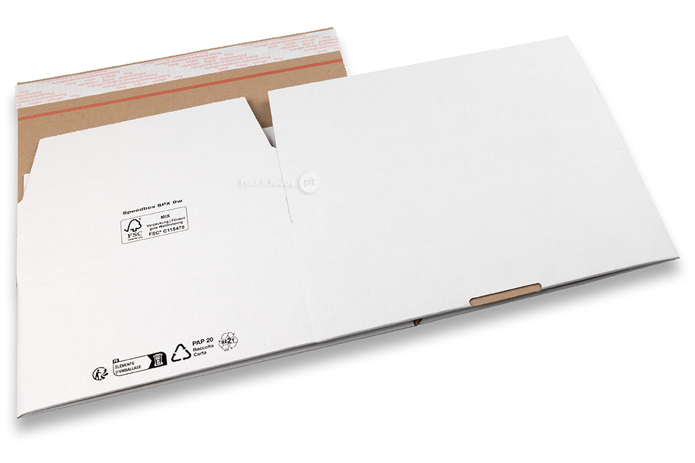 Blitzbodenkarton - weiss, 310 x 230 x 110 mm - SPX9