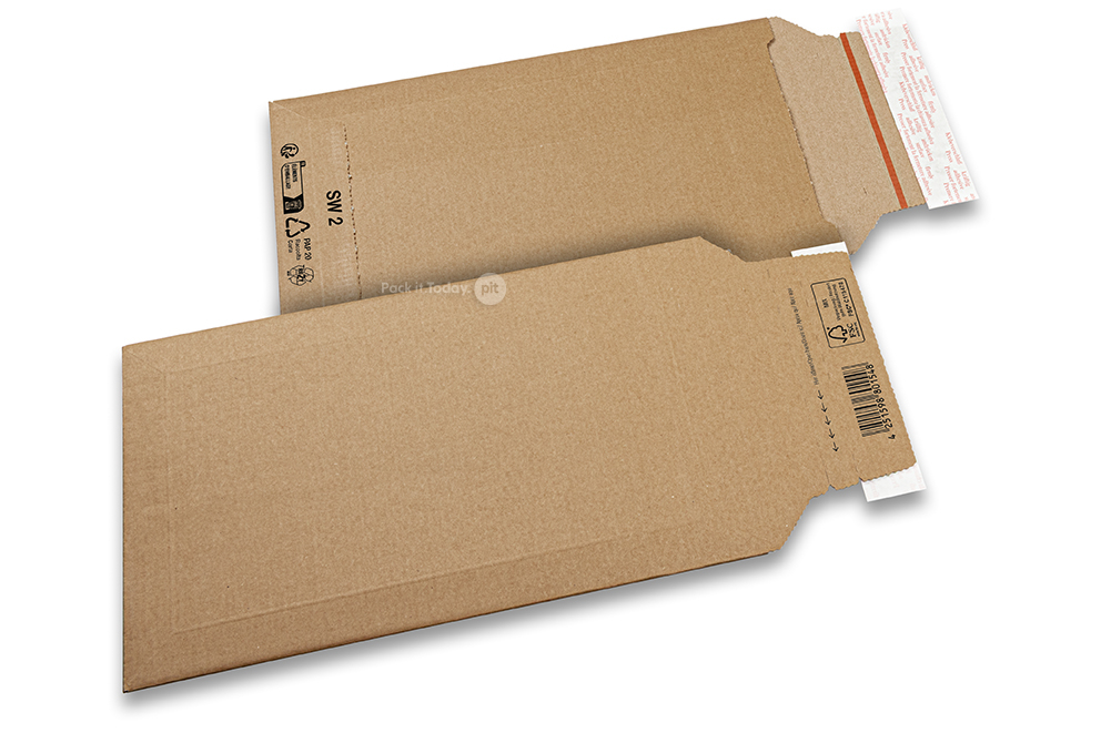 Versandtaschen aus Wellpappe - 190 x 310 mm, SW2