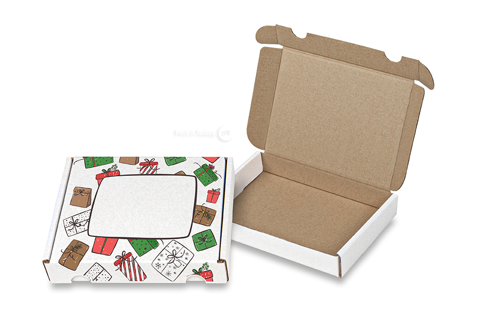 Maxibriefkarton Weihnachten - Geschenke - 160 x 120 x 25 mm